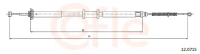 HANDBREMSSEIL /H/PUNTO 1.4 16V 03-