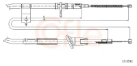 HANDBREMSSEIL HYUNDAI ACCENT 95 /L/