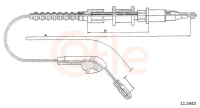HANDBREMSSEIL VECTRA 2.0 89- /2022/ P