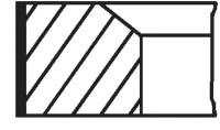KOLBENRINGSATZ/81.0/1.2-1.5-2 STD VW 1T