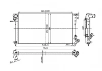 Kühler, Motorkühlung BERLINGO 1.8D 98-
