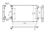 Kühler, Motorkühlung GOLF V 1.9TDI 03-