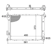 Kühler, Motorkühlung HYUNDAI I20 1.4-1.6