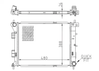 Kühler, Motorkühlung HYUNDAI I30 1.6 11-