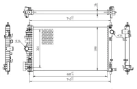 Kühler, Motorkühlung INSIGNIA 2.8V6 08-