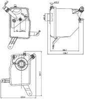 Kühlmittelausgleichsbehälter BMW 5 E60 03-10