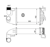 Ladeluftkühler ASTRA H 1 7CDTI 05-