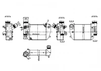 Ladeluftkühler AUDI A6 2 7 TDI 04-