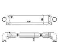 Ladeluftkühler VOLVO S80 II D4 13-