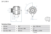 Lichtmaschine VW LT, TRANSPORTER