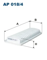 LUFTFILTER.DAIHATSU SIRION II 1.3 05-08