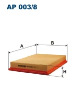 LUFTFILTER.JEEP CHEROKEE 2.8CRD TD 03-