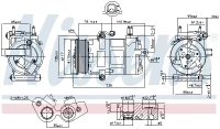 LUFTKOMPRESSOR. FORD TRANSIT 13-