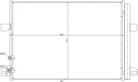 LUFTKONDENSATOR AMAROK 2.0 TDI 10-