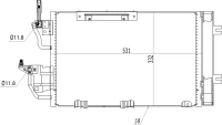 LUFTKONDENSATOR ASTRA H 2.0CDTI 04-