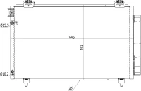 LUFTKONDENSATOR.AVENSIS 1.6 16V 03-