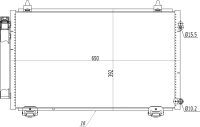 LUFTKONDENSATOR.COROLLA 1.6 16V 01-