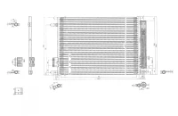 LUFTKONDENSATOR.FIAT 500 1.3D 07-