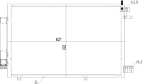 LUFTKONDENSATOR.FIESTA 1.4TDCI 10-