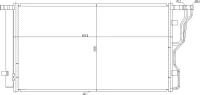 LUFTKONDENSATOR HYUNDAI I40 11-