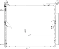 LUFTKONDENSATOR.LEXUS GX460 11-