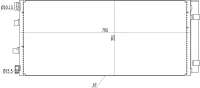 LUFTKONDENSATOR.OPEL MOVANO 2.3 10-