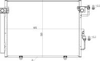 LUFTKONDENSATOR PAJERO IV 99-