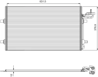 LUFTKONDENSATOR VOLVO S40 2.0D 04-