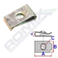 MONTAGEMETT.PLATTE UNIVERSAL FIAT 25STK