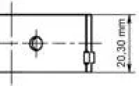 PLEUELLAGER.VECTRA 2.0 88-01/0,50