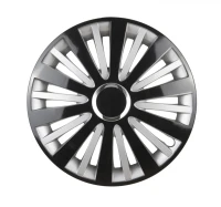 RADKAPPENSET FALCON 15 Zoll SCHWARZ-SILBER