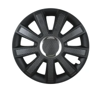 RADKAPPENSET FLASH 15 Zoll SCHWARZ-CARBON