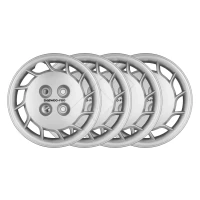 RADKAPPENSET TURBINE 13 Zoll SILBER