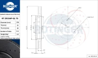 SCHEIBENBREMSE /T/ BORA, GOLF 99- /PCS/