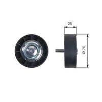 SPANNROLLE MIC. JUMPER 2.8 -02