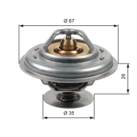 THERMOSTAT CRAFTER, LT, TRANSPORTER, PASSAT