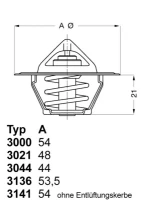 THERMOSTAT FABIA, POLO 1.4 16V 99- /82
