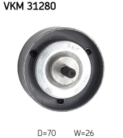 UMLENKROLLE ZAHNRIEMEN LT II 2.8TDI 01-0