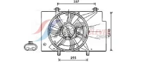 VENTILA. KÜHLER.FORD FIESTA 08-