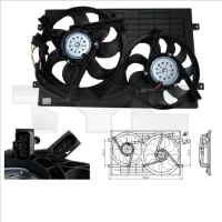 VENTILATOR KÜHLER.FABIA 99- 345-290MM