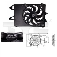 VENTILATOR KÜHLER.MONDEO 1,8-2,0 16V -03