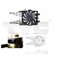 VENTILATOR KÜHLER.PUNTO II 1.2 16V 99-