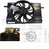 VENTILATOR KÜHLER.VOLVO S40 04-08