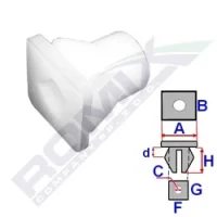 VERKLEID.CLIP FIAT,LANCIA 10 STK
