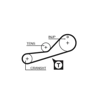 ZAHNRIEMEN./85Z/ FIESTA, ESCORT